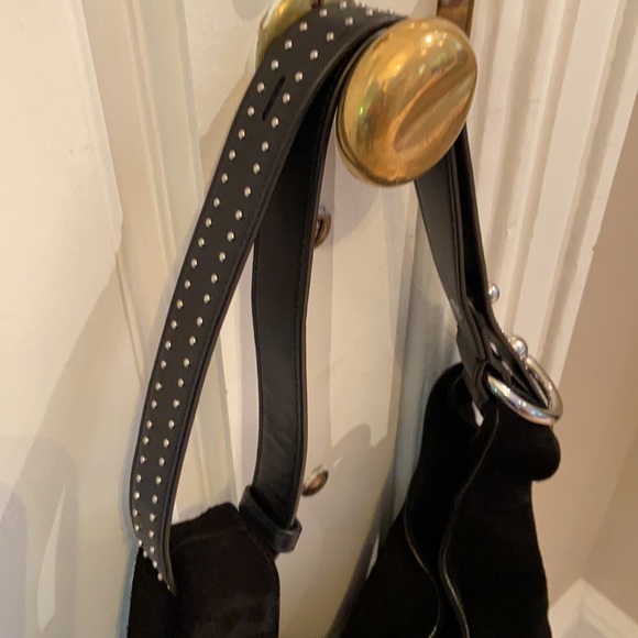 Rebecca Minkoff black suede shoulder back. Mint condition and barely ever used. - Picture 4 of 8